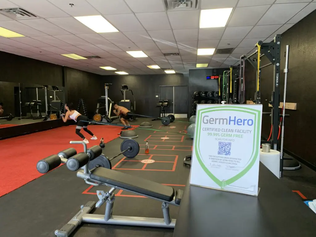 Vegas Strong Gym Germ Hero Verified