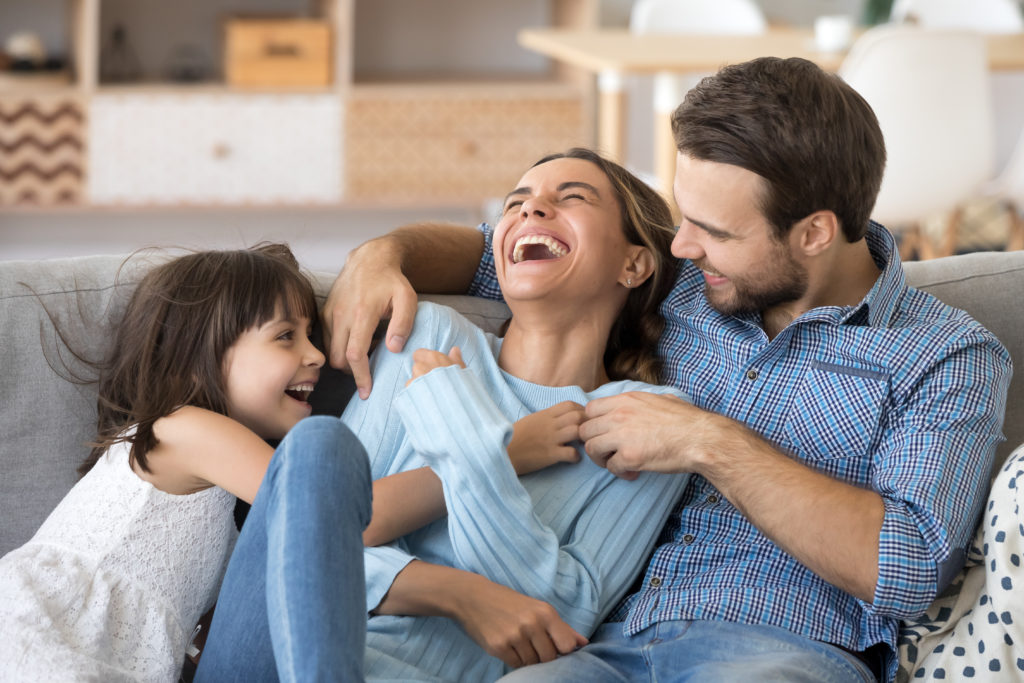 Family in Las Vegas Enjoying Their Home After Germ Hero Disinfection and Sanitizing Service