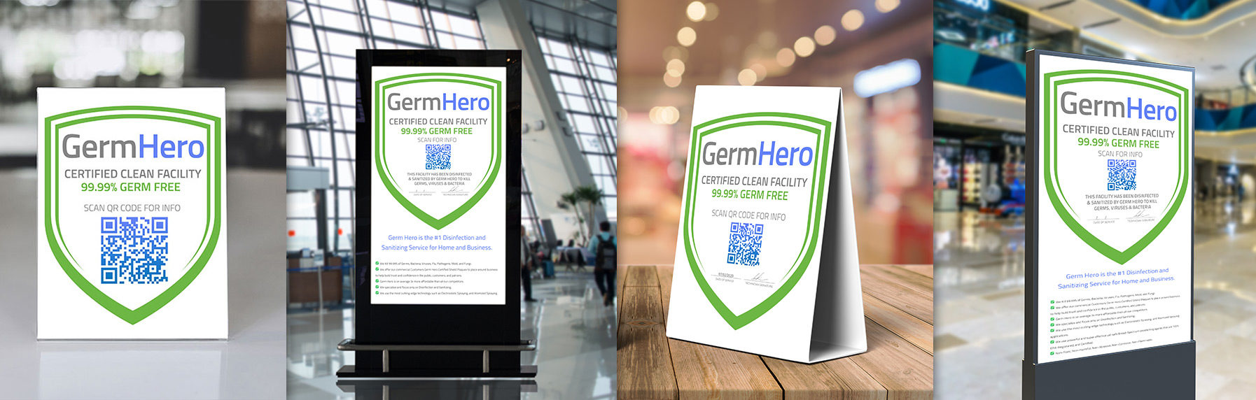 Germ Hero Verified Shield Banner